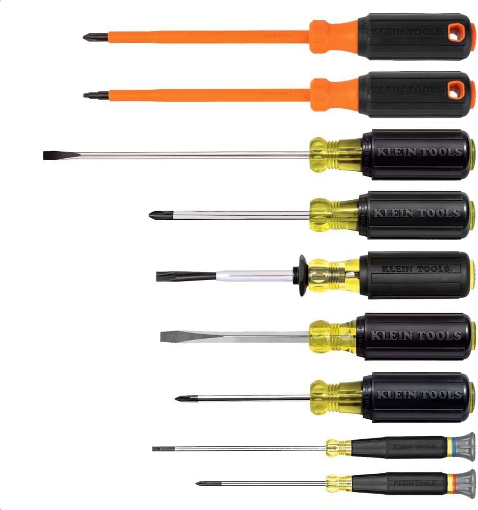 Klein Tools: 9- Piece Electrician Screwdriver Set *85850*