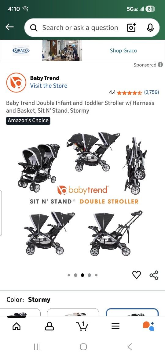 Double Stroller 