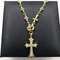 Good Chrome Gold Necklace Cross/Hearts, American Neighborhood Designer Noah Kith