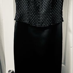 Black diamond sequence Prom Dress for sale