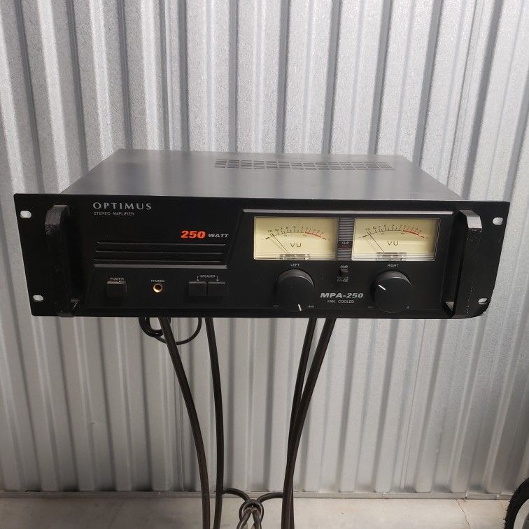 Optimus MPA-250 Stereo 250 Watts Amplifier