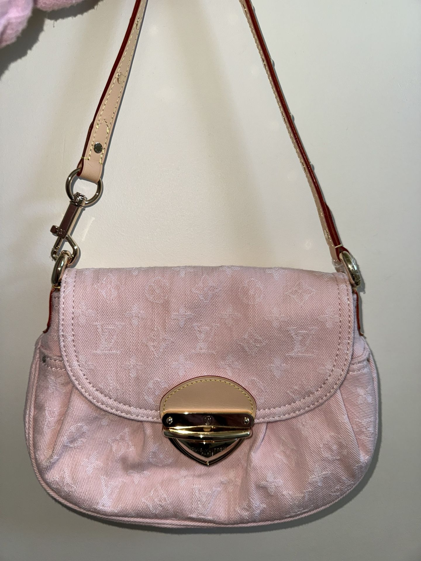 Pink Denim Sunset Bag