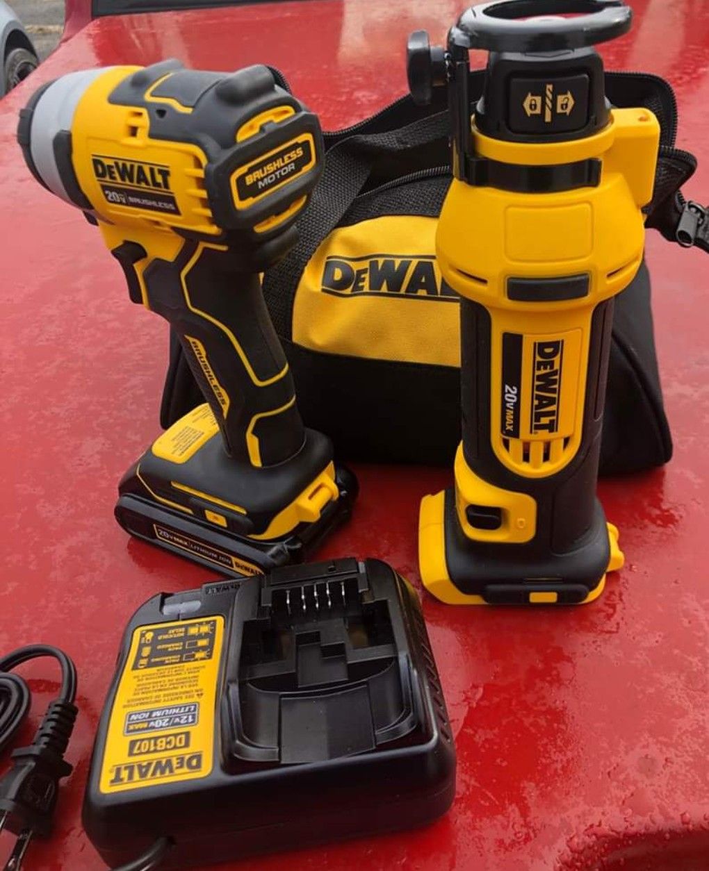 Drill drive 1/4 and couter drywall 250 all new