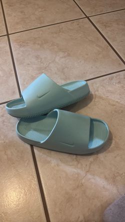 Nike Calm Slides Teal Green