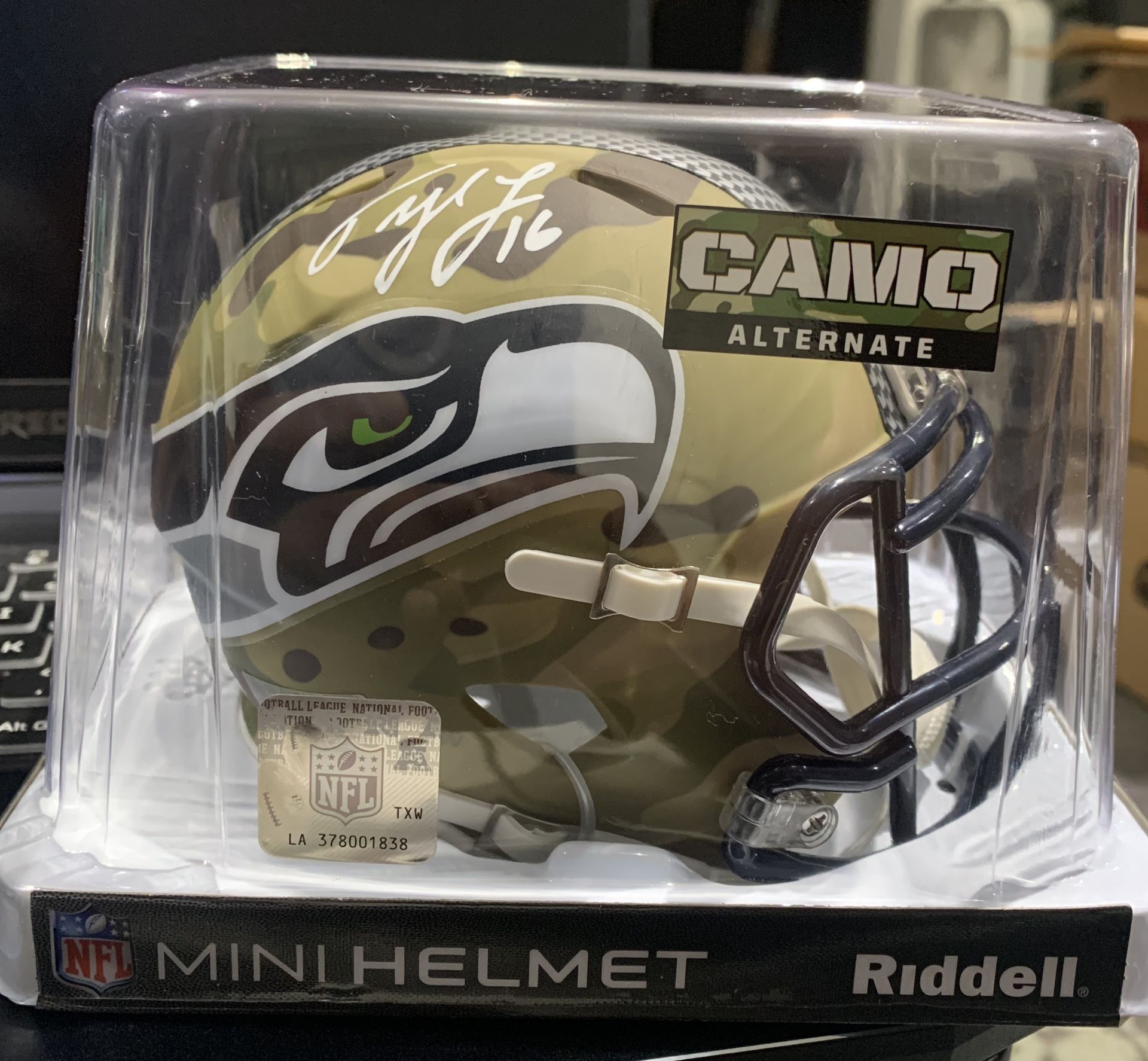 Tyler Lockett Signed Seahawks Mini Helmet