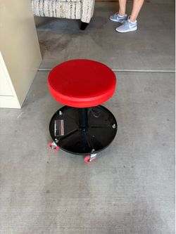 Rolling Shop Stool