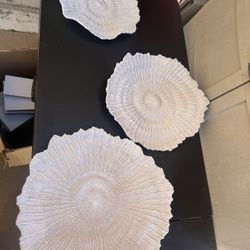 Ocean Wall Art 3 Pcs Shells Uttermost