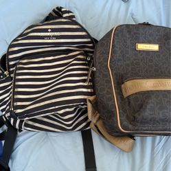 Kate Spade And Clavin Klein Backpack 