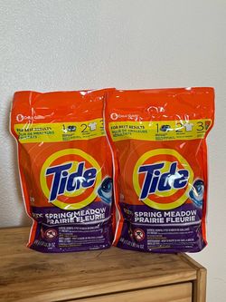Set de lavandería tide 78 pods en total $20