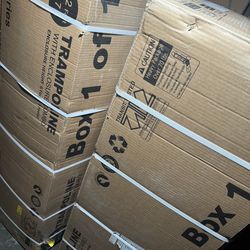 Skywalker Jump N' Dunk 12FT Trampoline (Blue)