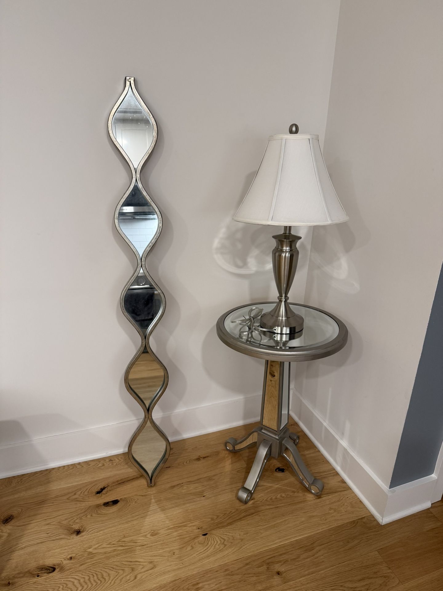 Mirror End Table