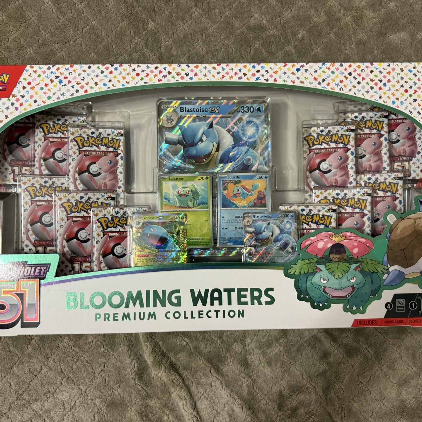 151 pokemon cards blooming waters TCG: Premium Collection Pokemon TCG Scarlet & Violet