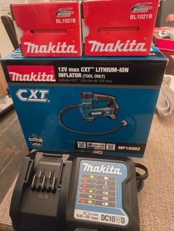 Makita inflator 12 ,2-Battery and charger