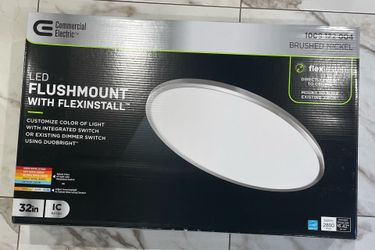 Brand New 32" LED Ceiling Light - Flush Mount Panel (Sealed)