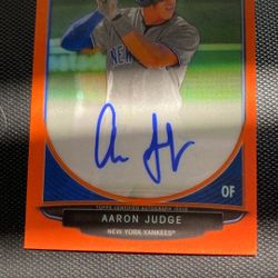 READ 2013 Bowman Chrome Aaron Judge /25 Refractor Rookie 