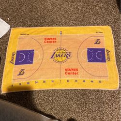 Lakers mini basketball court
