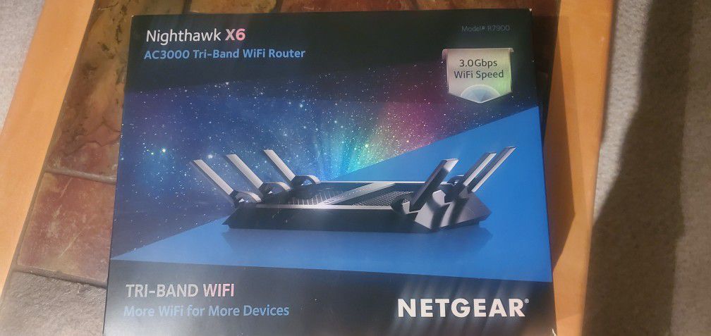 Netgear  Nighthawk X6 AC3000 Tri-band Wifi Router