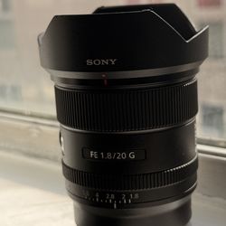 SONY 20mm F1.8 FE Mount Prime Wide Lens