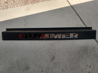 Bumper Cover For H2 Hummer SUT 2005 With Chrome Letterings