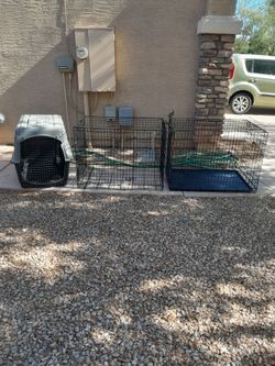 Medium Or X-Large Pet Dog Kennels or Crates $25-$55 each See All Photos Read Description