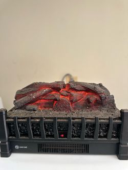 Electric Fireplace heater with remote.