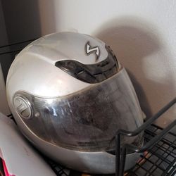 Scorpion motorcycle helmet.