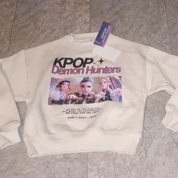 K Pop Demon Hunters Girls Sweater New 
