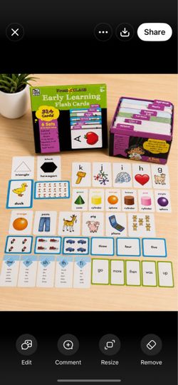 Front of the Class Early Learning Flash Cards 324 Cards, 6 Sets