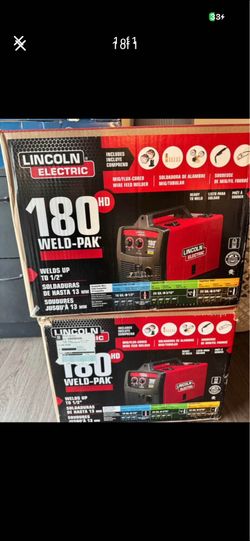 BRAND NEW Lincoln Electric 180 HD Weld-Pak MIG/Flux-Cored Wire Feed Welder, K2515-1