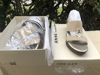 Stunning Ann Klein BRAND NEW wedge sandals size 8 -Reg price $79