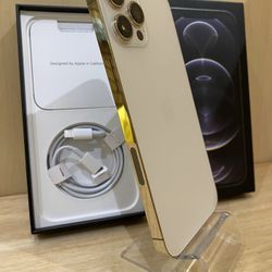 Apple iPhone 12 Pro Max Gold 256GB Factory Unlocked/ Liberado De Compania 