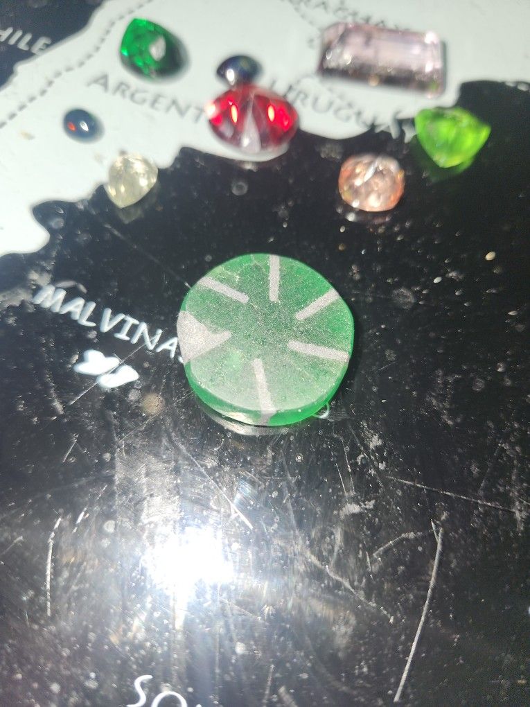 Tripache Green Emerald Real Stone Can. Proove It