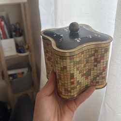 Antique German Tin Container
