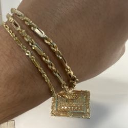 gold milano chain