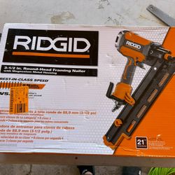 RIDGID 3-1/2 In Framing Nailer 