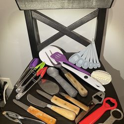 Assorted Used Kitchen Utensils