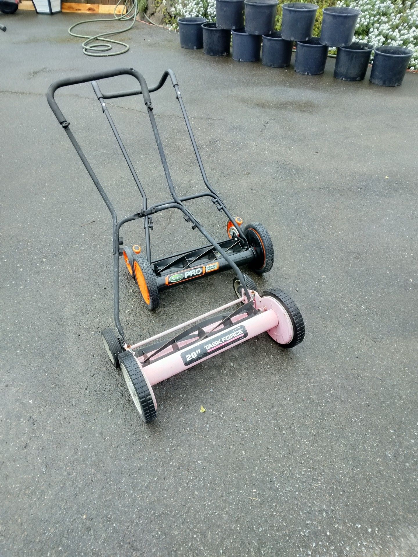 Push lawnmower , $40 ea.