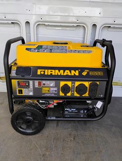 FIRMAN 4550/3650-Watt Portable Gas Generator – Electric & Remote Start