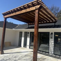 Pergola And Fence  Sliding Gate 