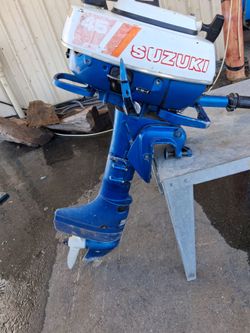 Suzuki 4.5hp 2 stroke outboard engine