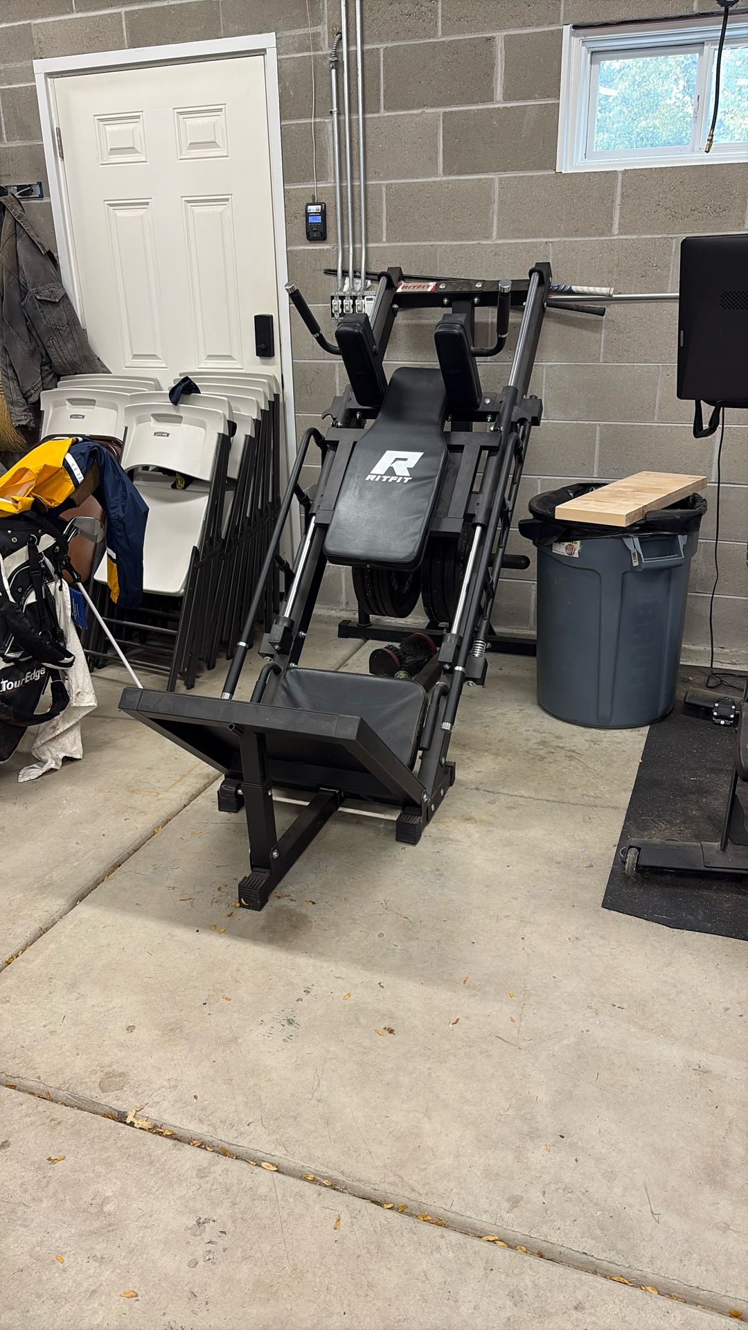 Leg Press/Hack Squat Combo