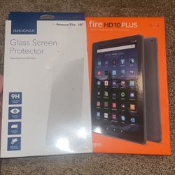 FIRE HD 10 Plus With Screen Protector ‼️ BRAND NEW 