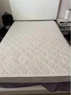 Full size bed with box spring only