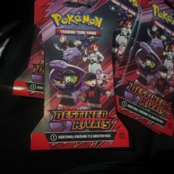 Pokemon cards destined Rivals sleeved 