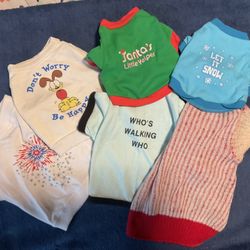 SMALL AND EXTRA SMALL DOG SWEATER AND SHIRTS