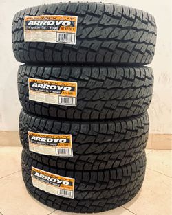 4 NEW ARROYO LT 31/1050/15 ALL TERRAIN TIRES
