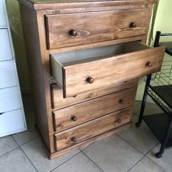 Cajonera Nueva De Madera De Pino.