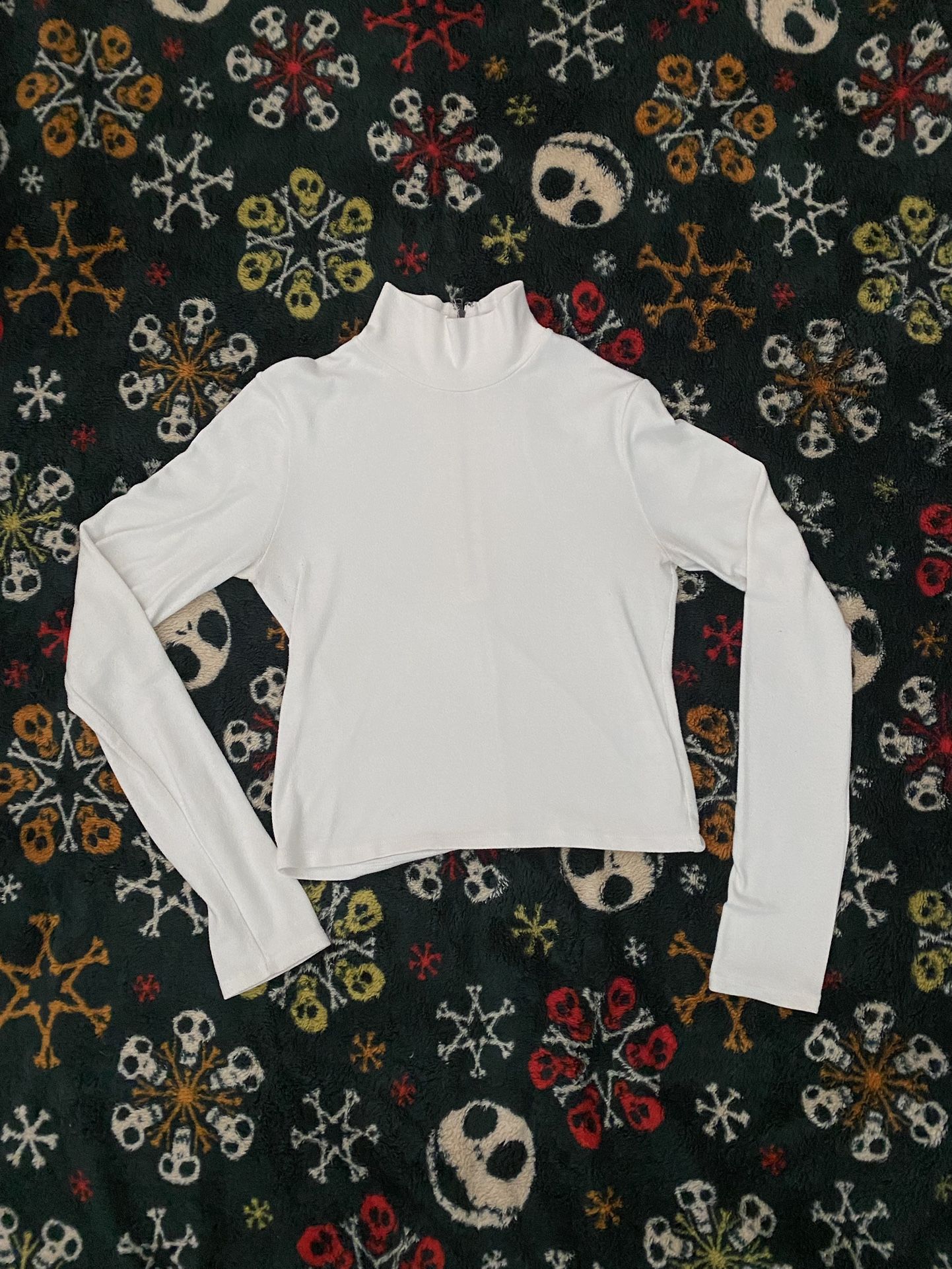 White Turtle Neck