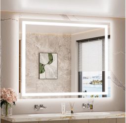 Bathroom Mirror 40 x 24 with Lighting (Large and Heavy)