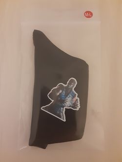 New Mortal kombat subzero face mask M/L size